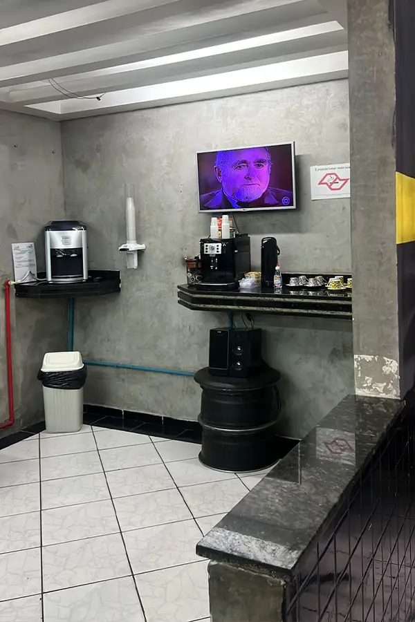 Equipamentos e infraestrutura da oficina